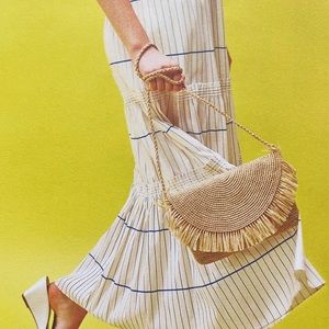 NWTs Mar y Sol Tanya Raffia Crossbody